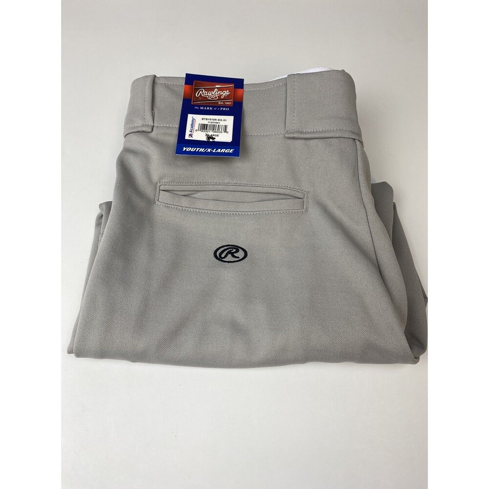 Rawlings Youth Gray Baseball Pants Size XLarge - NWT